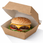Kraft Burger Box – Eco-Friendly Takeaway Packaging